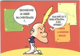 Blague sur le calcul du carré de l'hypoténuse